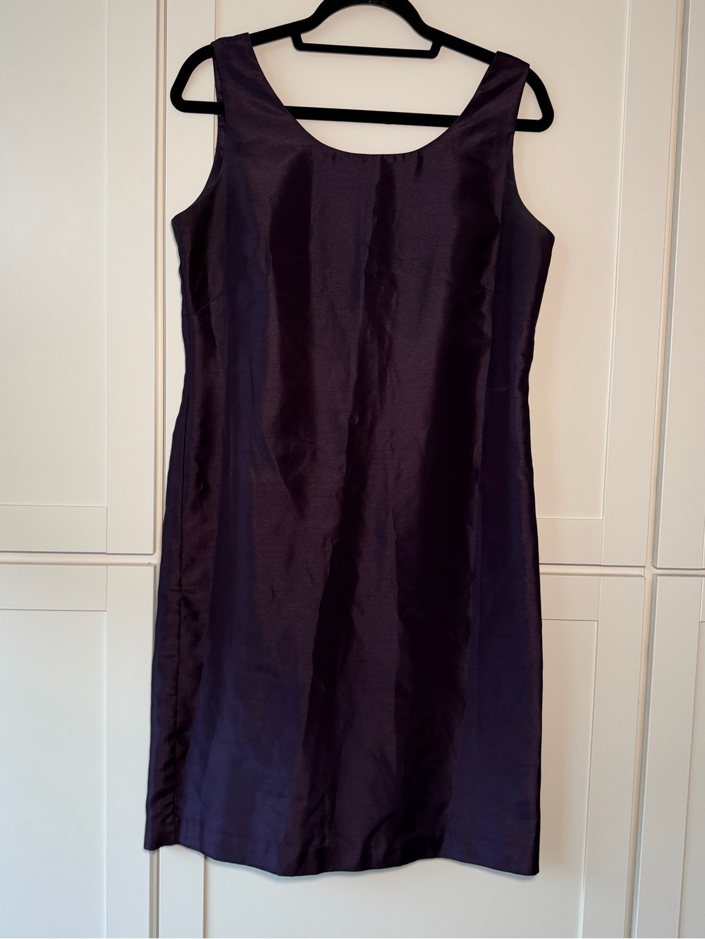 Vintage Coldwater Creek Shiny Purple Whimsigoth Classic 90’s Mini Dress Formal